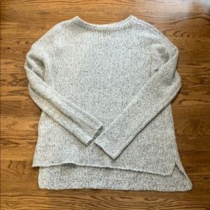 Oversized gray sweater